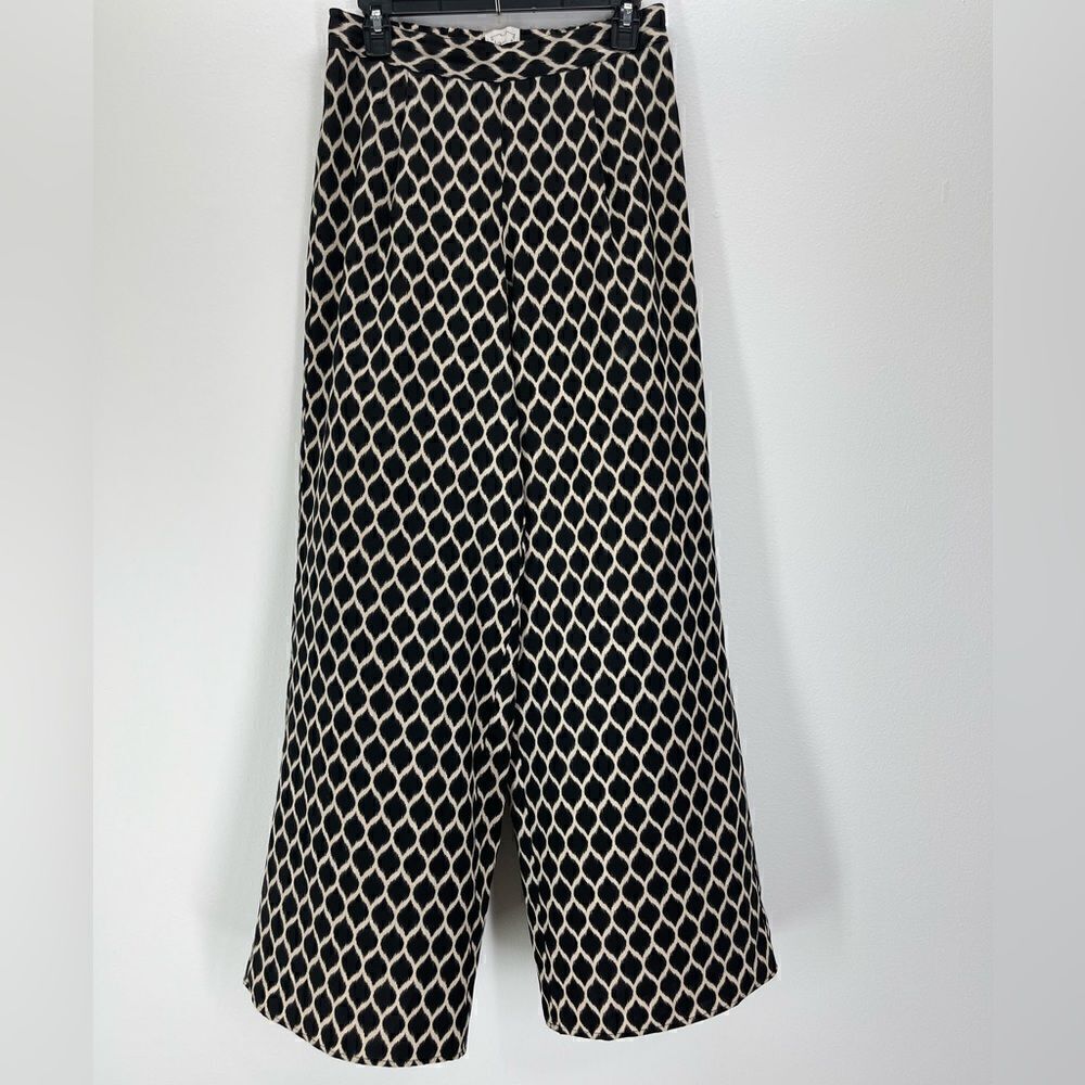 Kit & Sky High Waist Wide Leg Pallazo Pants - Medium